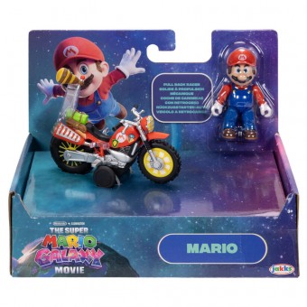 Figura + vehiculo Mario & Luigi Super Mario Galaxy Movie Super Mario Bros surtido