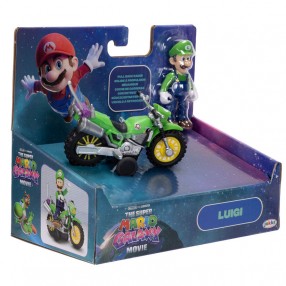 Figura + vehiculo Mario & Luigi Super Mario Galaxy Movie Super Mario Bros surtido