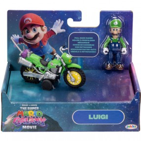Figura + vehiculo Mario & Luigi Super Mario Galaxy Movie Super Mario Bros surtido