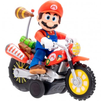 Figura + vehiculo Super Mario Galaxy Movie Super Mario Bros
