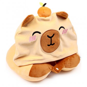 Almohada viaje capucha Duke El Capibara Hoodeazzz