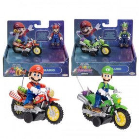 MF Super Mario Galaxy Movie Mario & Luigi Motorcycle 6cm