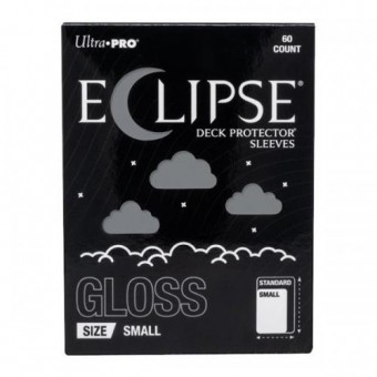 Eclipse Deck Protector Sleeves Small Gloss Smoke Grey U-PRO
