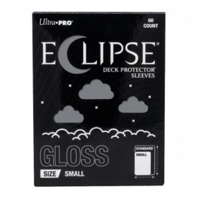 Eclipse Deck Protector Sleeves Small Gloss Smoke Grey U-PRO