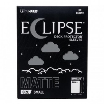 Eclipse Deck Protector Sleeves Small Matte Smoke Grey U-PRO