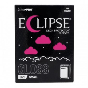 Eclipse Deck Prot Sleeves Small Gloss Hot Pink U-PRO