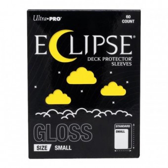 Eclipse Deck Prot Sleeves Small Gloss Lemon Yellow U-PRO