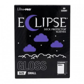 Eclipse Deck Prot Sleeves Small Gloss Royal Purple U-PRO