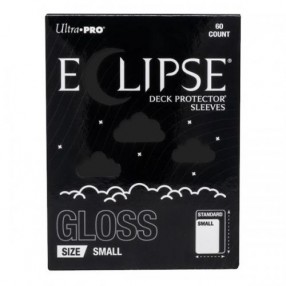 Eclipse Deck Prot Sleeves Small Gloss Jet Black U-PRO