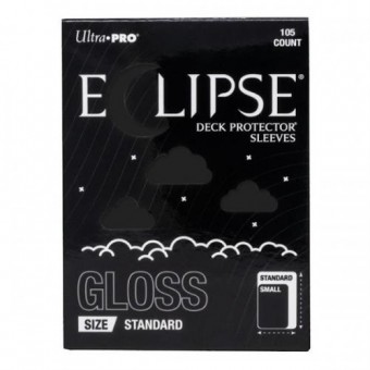 Eclipse Deck Prot Sleeves ST Gloss Jet Black U-PRO