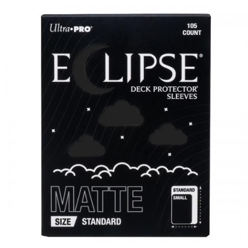 Eclipse Deck Prot Sleeves ST Matte Jet Black U-PRO