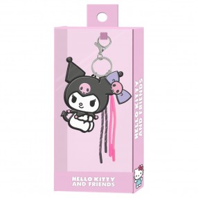 Llavero charm Kuromi Hello Kitty