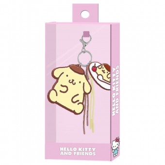 Llavero charm Pompompurin Hello Kitty