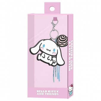Llavero charm Cinnamoroll Hello Kitty