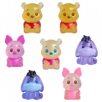 Capsula sorpresa figura Squish Winnie the Pooh Disney surtido
