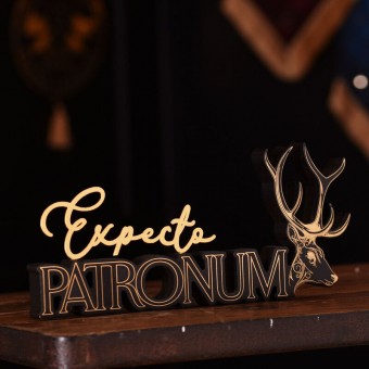 Letrero madera Patronum Harry Potter