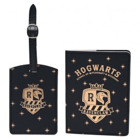 Portapasaportes + etiqueta equipaje Ravenclaw Harry Potter