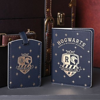 Portapasaportes + etiqueta equipaje Ravenclaw Harry Potter
