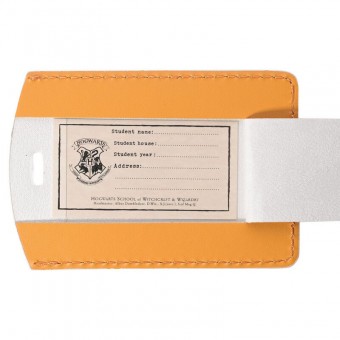 Portapasaportes + etiqueta equipaje Hufflepuff Harry Potter