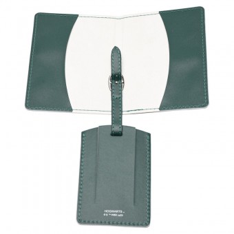 Portapasaportes + etiqueta equipaje Slytherin Harry Potter