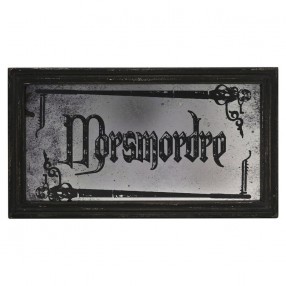 Placa Espejo Marca Tenebrosa Dark Arts Harry Potter