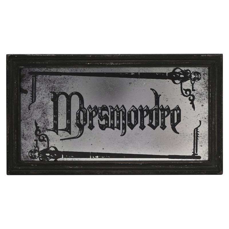 Placa Espejo Marca Tenebrosa Dark Arts Harry Potter