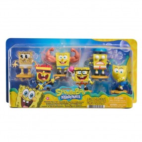 Blister 5 figuras Bob Esponja