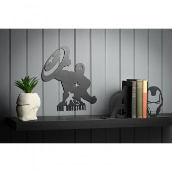 Placa pared Capitan America Vengadores Avengers Marvel