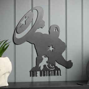 Placa pared Capitan America Vengadores Avengers Marvel