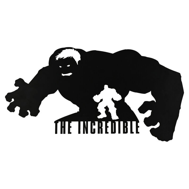 Placa pared Hulk Vengadores Avengers Marvel