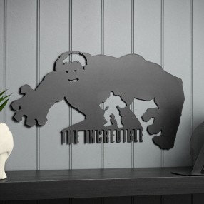 Placa pared Hulk Vengadores Avengers Marvel