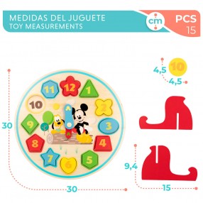 Reloj Baby Disney madera