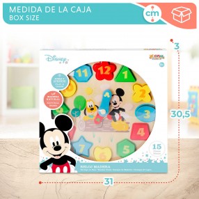 Reloj Baby Disney madera