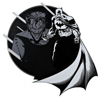 Placa madera Joker & Batman DC Comics