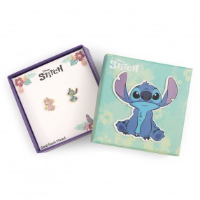 Pendientes Angel & Stitch Disney plata
