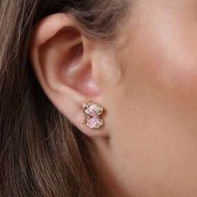 Pendientes Angel & Stitch Disney plata