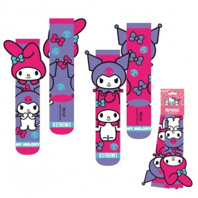 Calcetines Kuromi Hello Kitty surtido