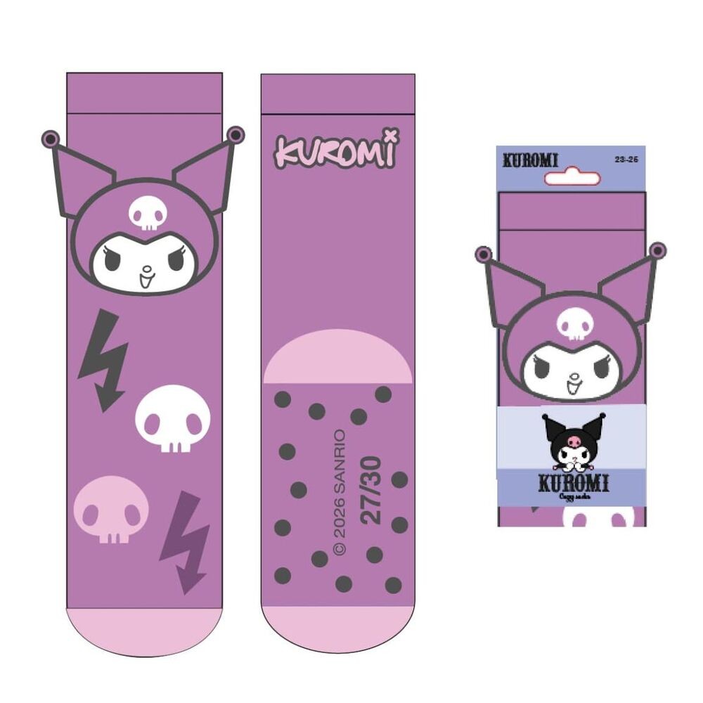 Calcetines antideslizante Kuromi Hello Kitty