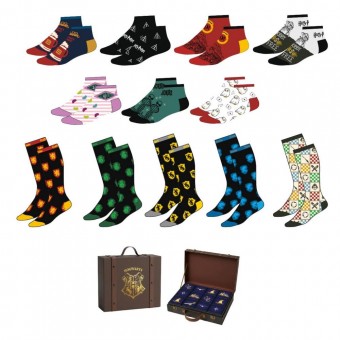 Set 12 pares calcetines Harry Potter adulto surtido
