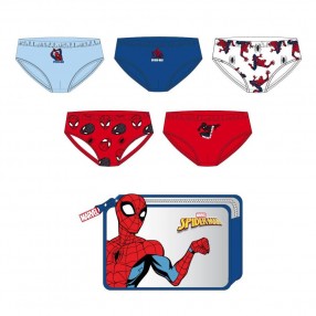 Set neceser 5 calzoncillos Spiderman Marvel surtido