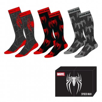 Set 3 pares calcetines Spiderman Marvel adulto surtido