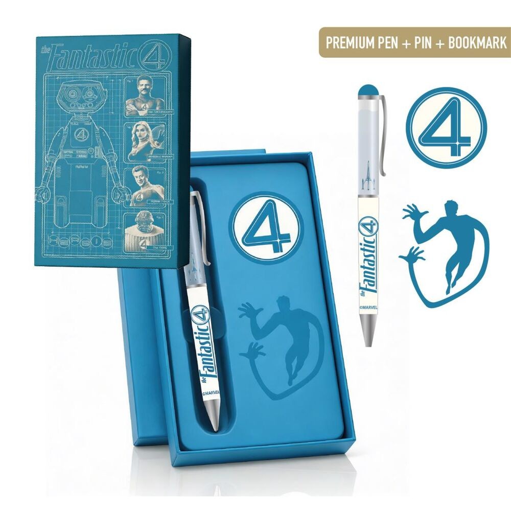 Set boligrafo Los 4 Fantasticos Marvel