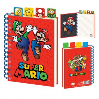 Cuaderno A5 Super Mario