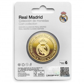 Moneda Bernabeu Dorada Real Madrid
