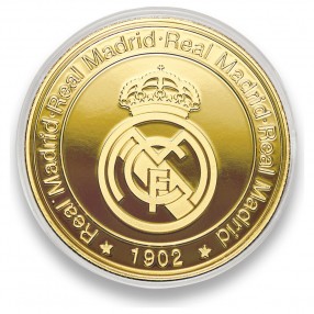 Moneda Bernabeu Dorada Real Madrid