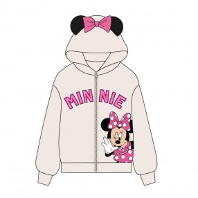 Sudadera capucha cremallera Minnie Disney