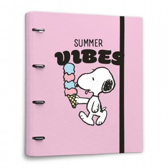 Carpeta 4 anillas Snoopy