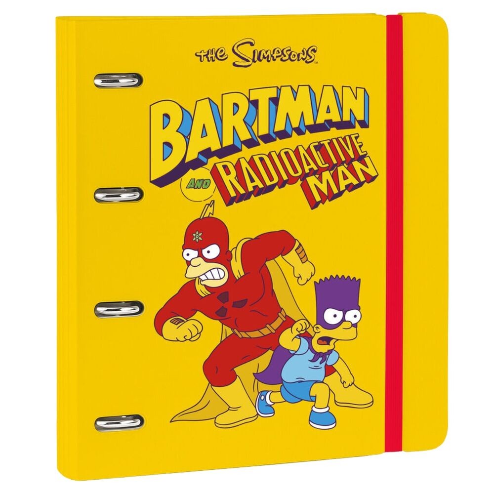 Carpeta 4 anillas Los Simpsons