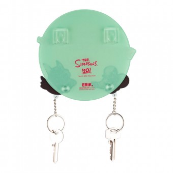 Colgador llaves + llaveros Los Simpsons