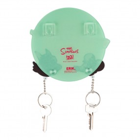 Colgador llaves + llaveros Los Simpsons